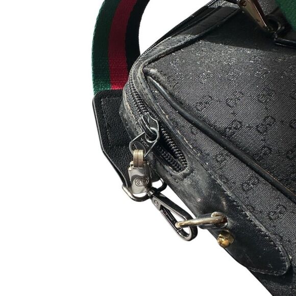 Gucci vintage black GG canvas tote - Picture 11 of 16